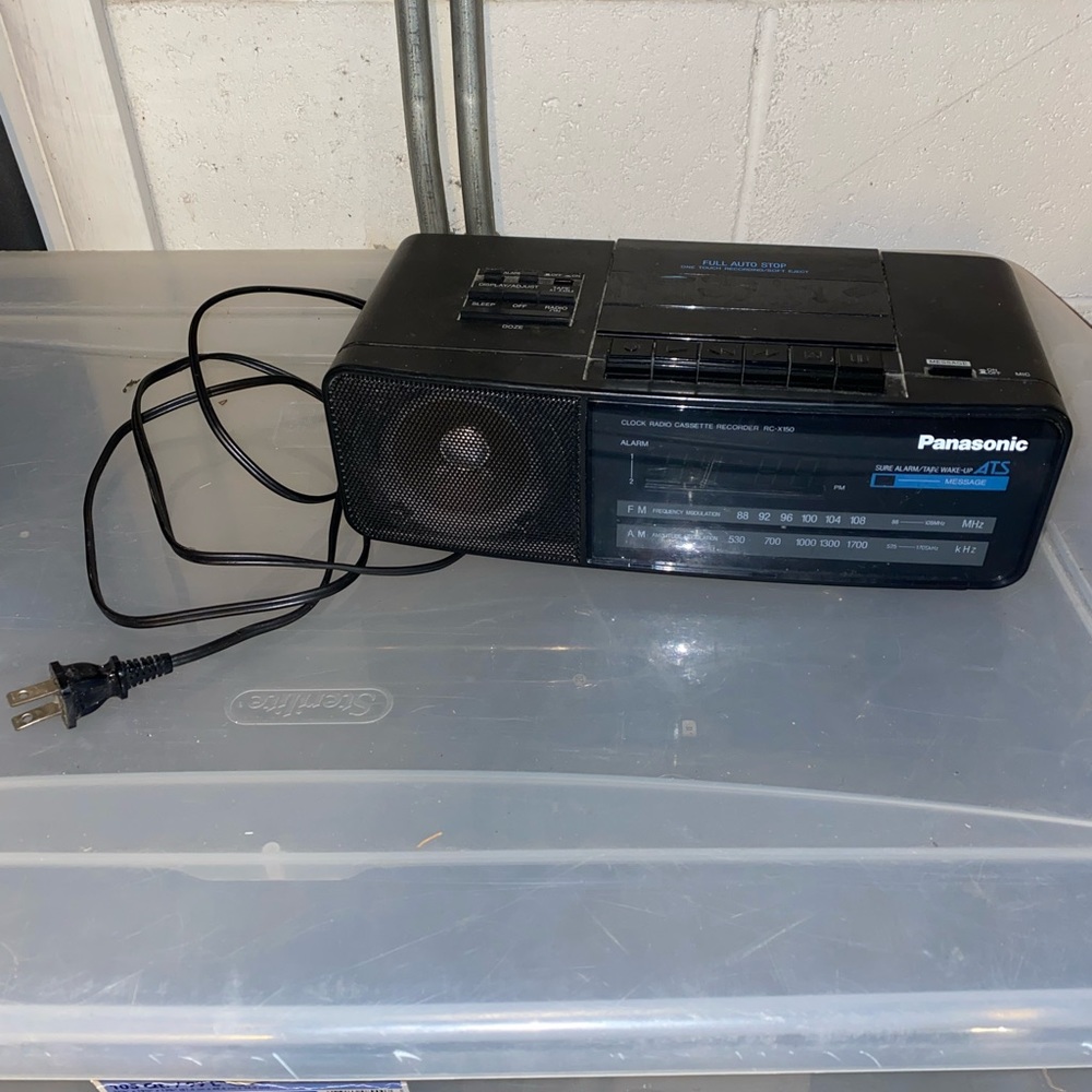 Panasonic Clock Radio Cassette Recorder RC-X150